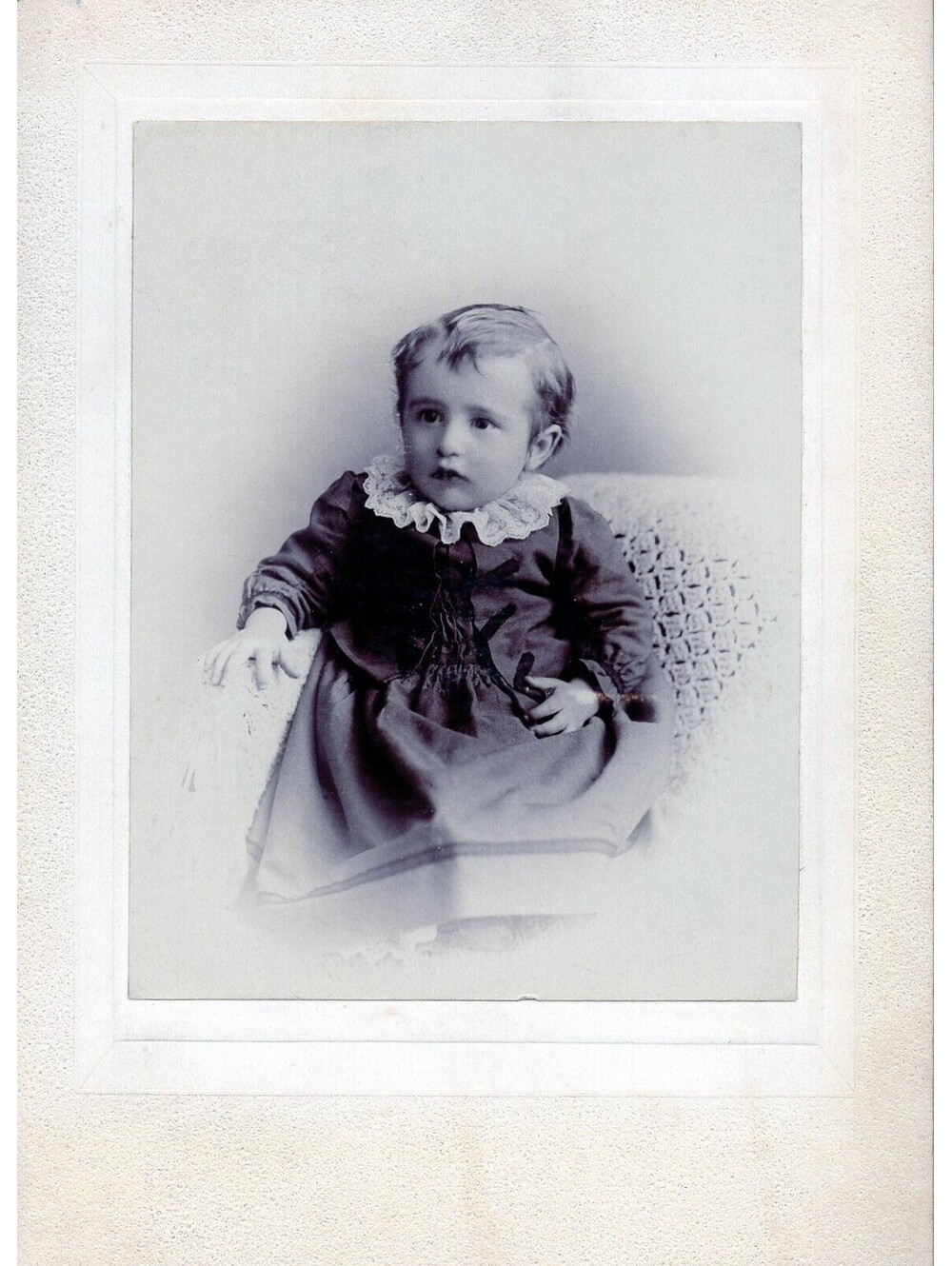 Photograph of Young Child Sepia 4x6"
